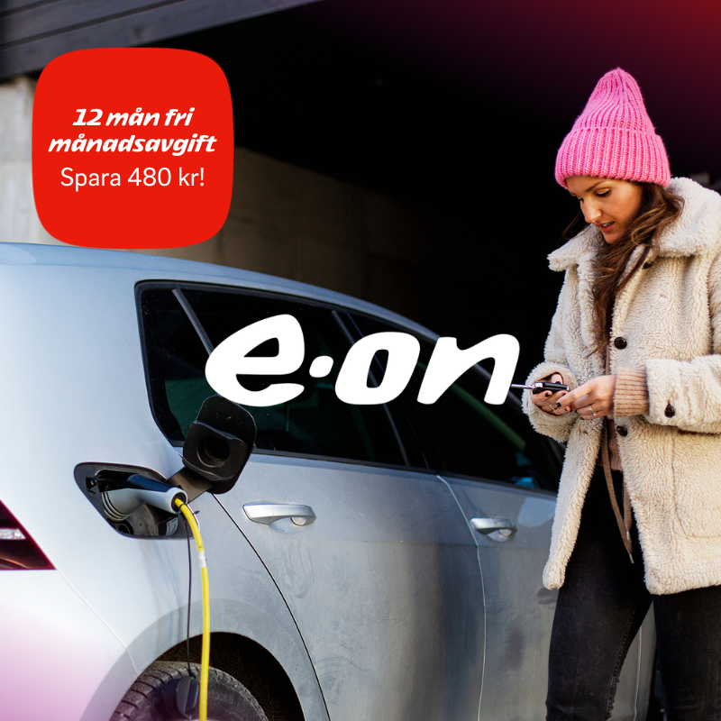 Få 12 månaders fri månadsavgift på ett elavtal hos E.ON