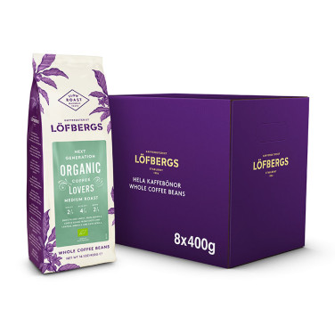 8 st Hela bönor Organic Medium 400g